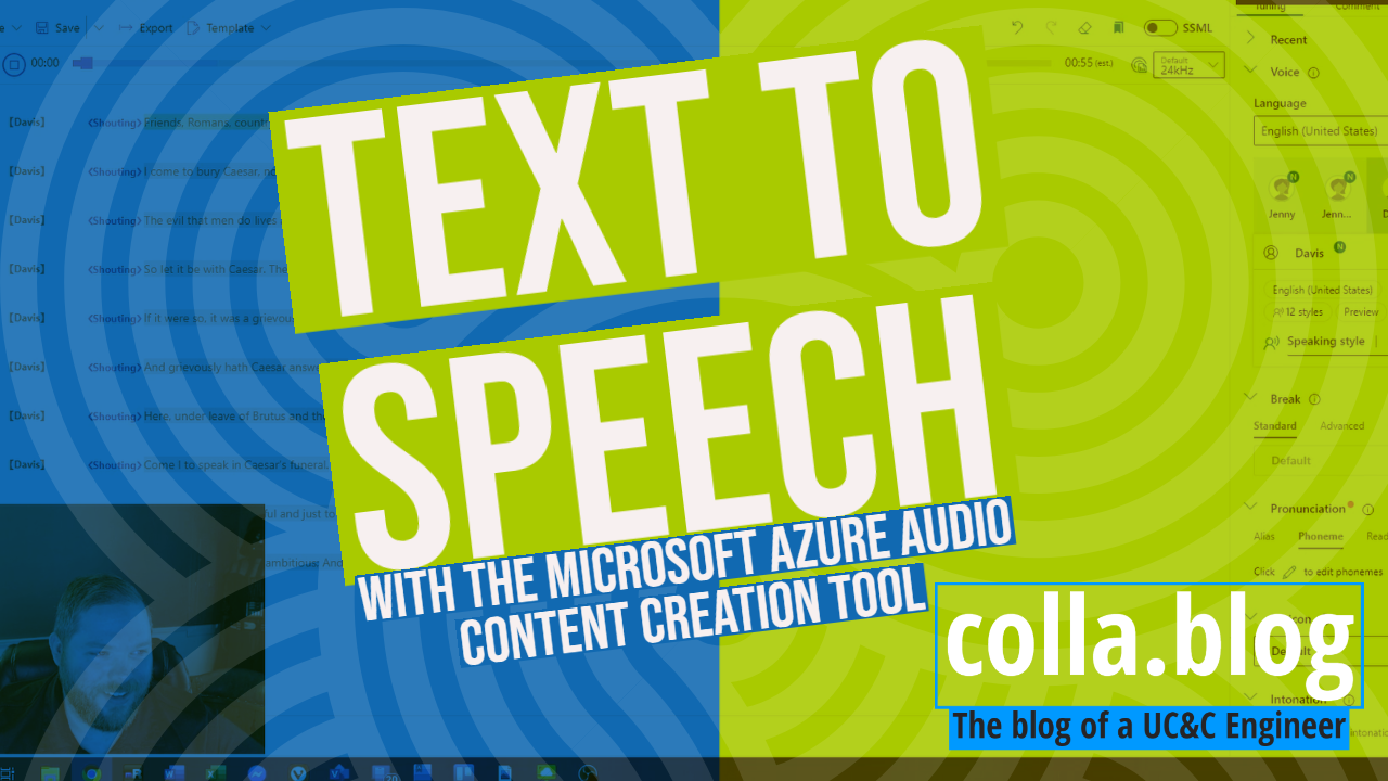 You are currently viewing Text To Speech with the Microsoft Azure Audio Content Creation Tool