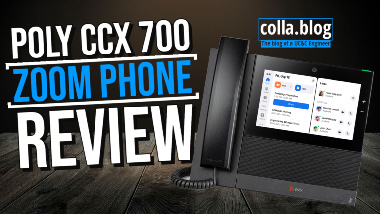 Read more about the article Poly CCX 700 Zoom Phone Review